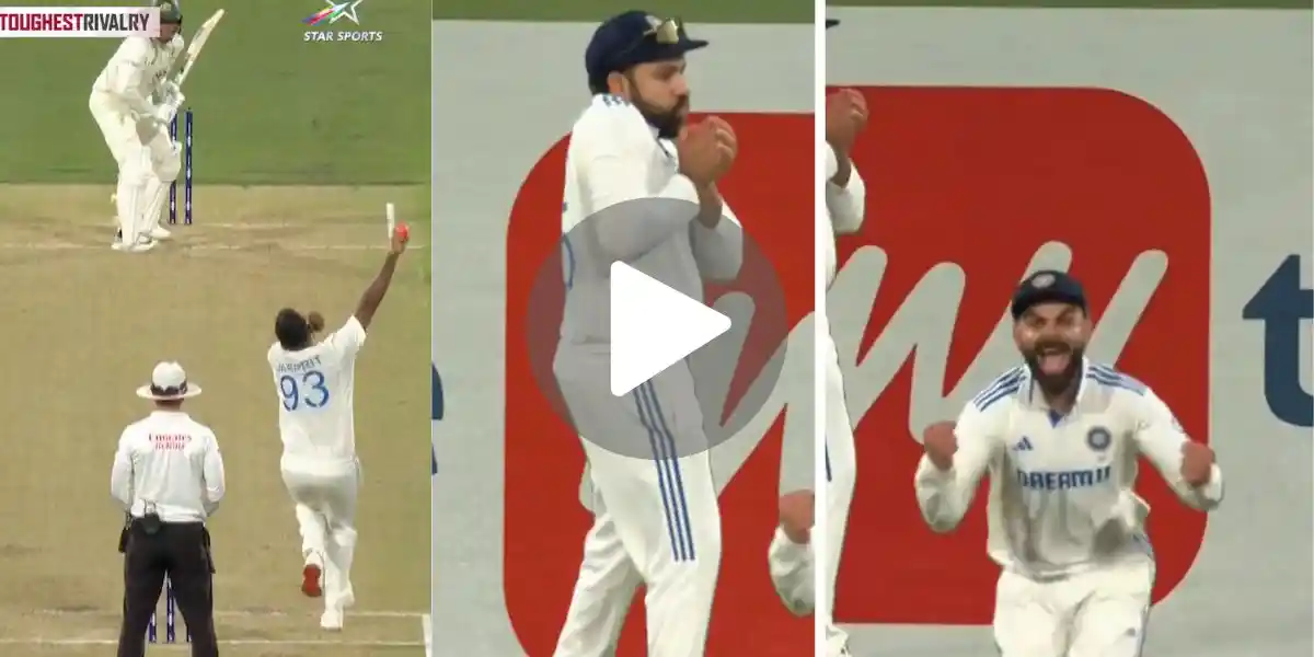 [Watch] Kohli Ecstatic As Rohit Gives Jasprit Bumrah A Birthday Gift With Khawaja's Wicket